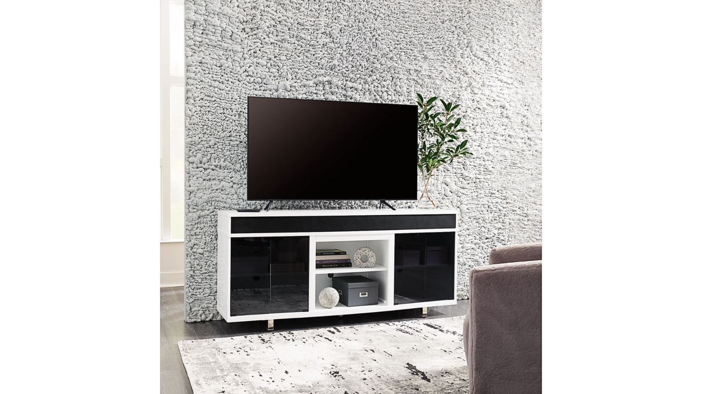TV Stand with Electric Fireplace Gardoni
