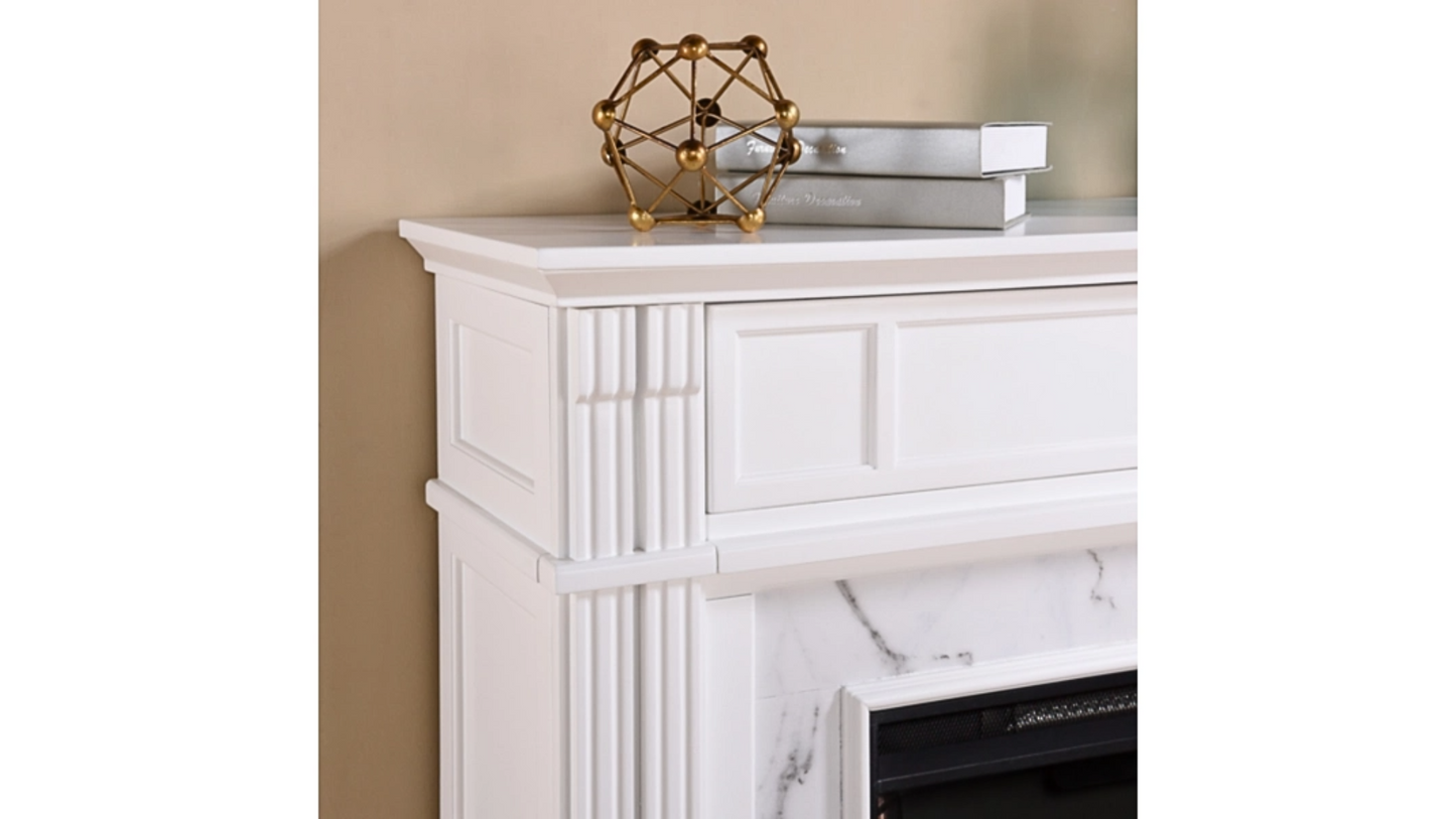 Fireplace Mantel -Southern Enterprises Solemma Touch Screen