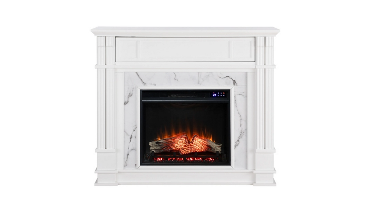 Fireplace Mantel -Southern Enterprises Solemma Touch Screen