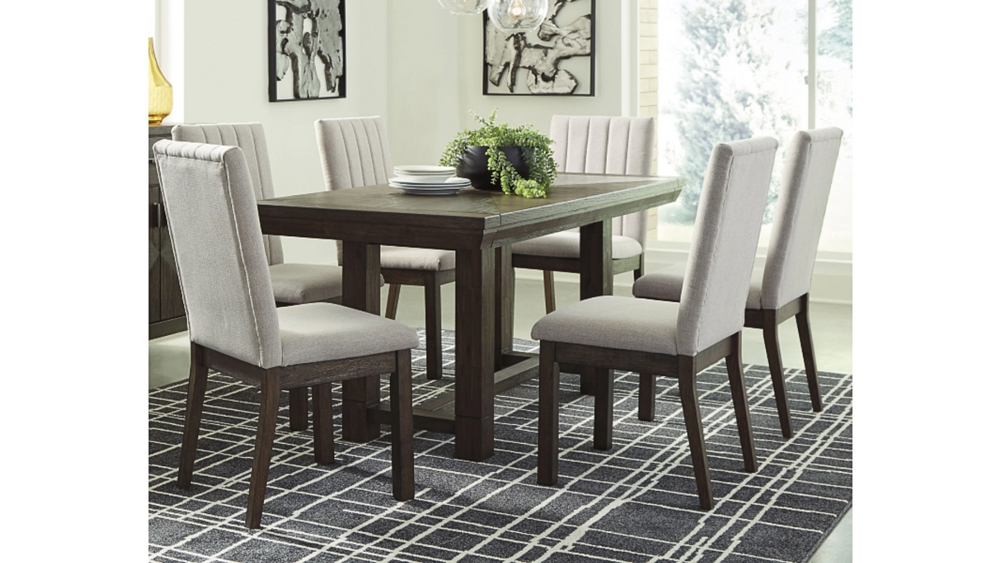 Dining Table - Dellbeck and 6 Chairs