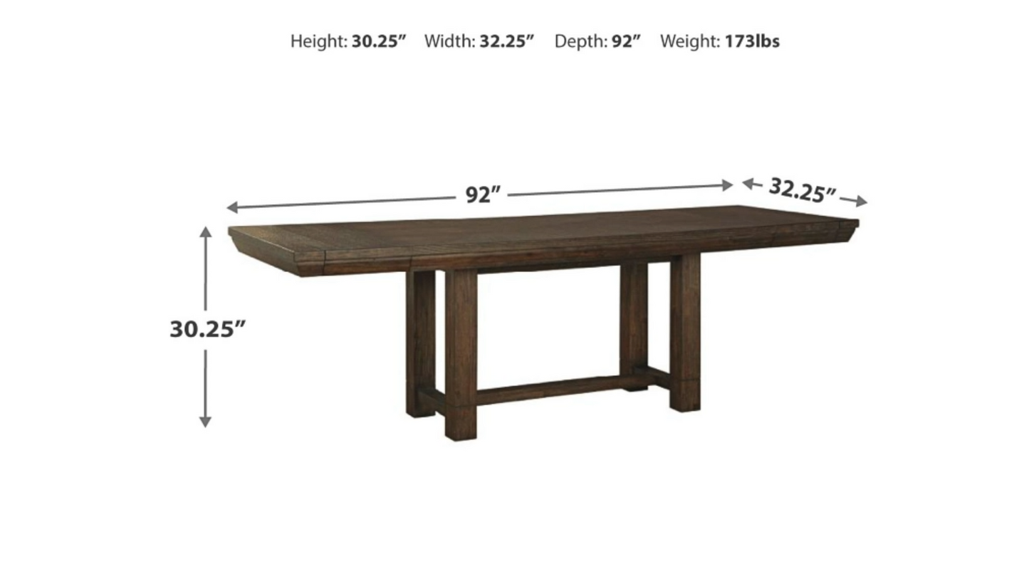 Dining Table - Dellbeck and 6 Chairs