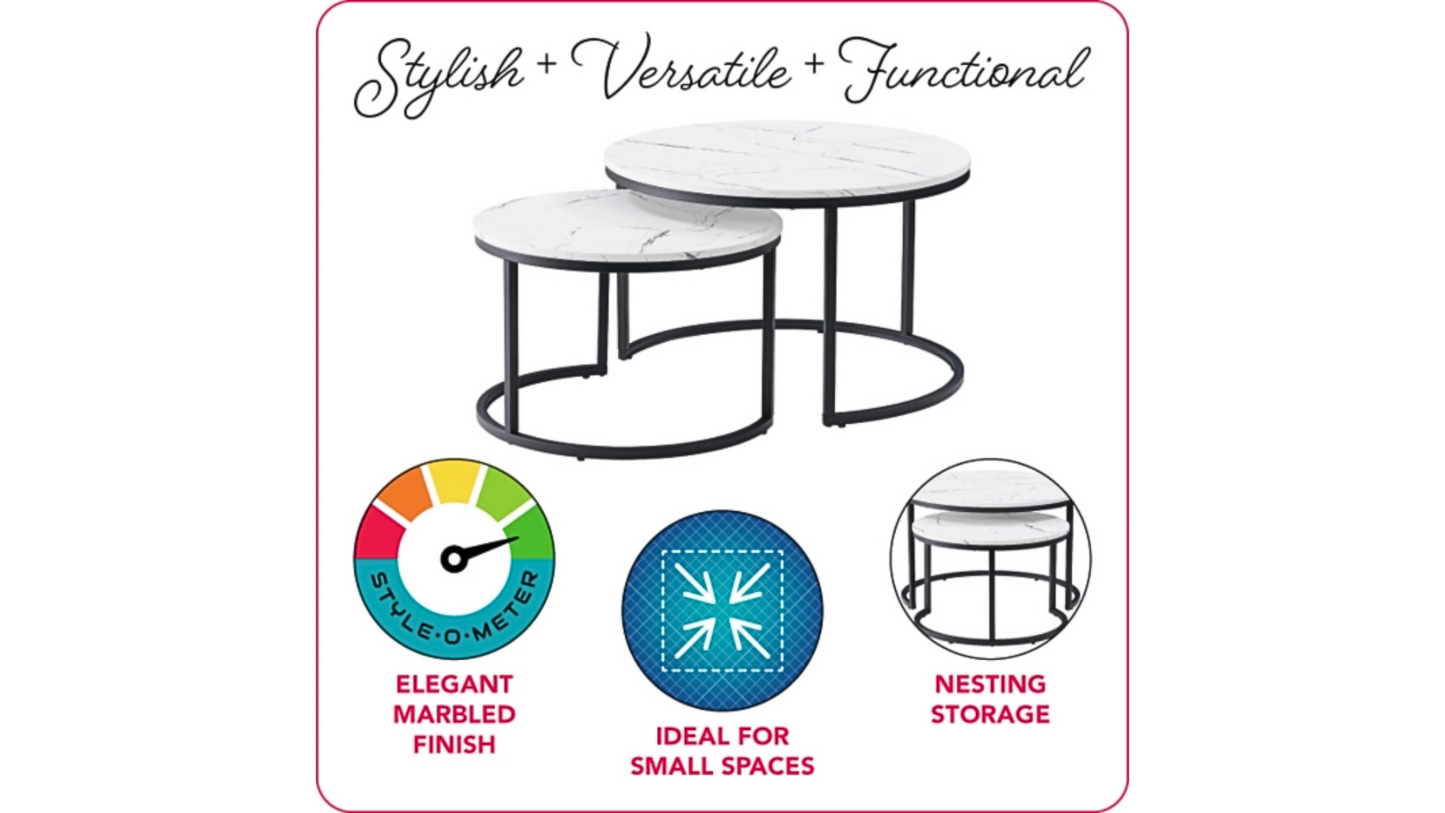 Coffee Tables - CorLiving Fort Worth Nesting
