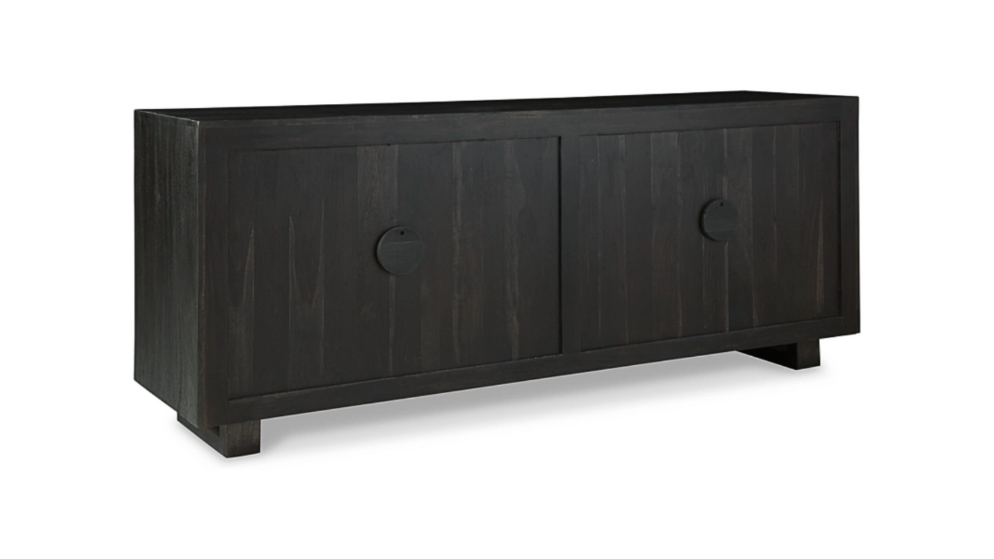TV Stand - Lakenwood 4 Door Accent Cabinet