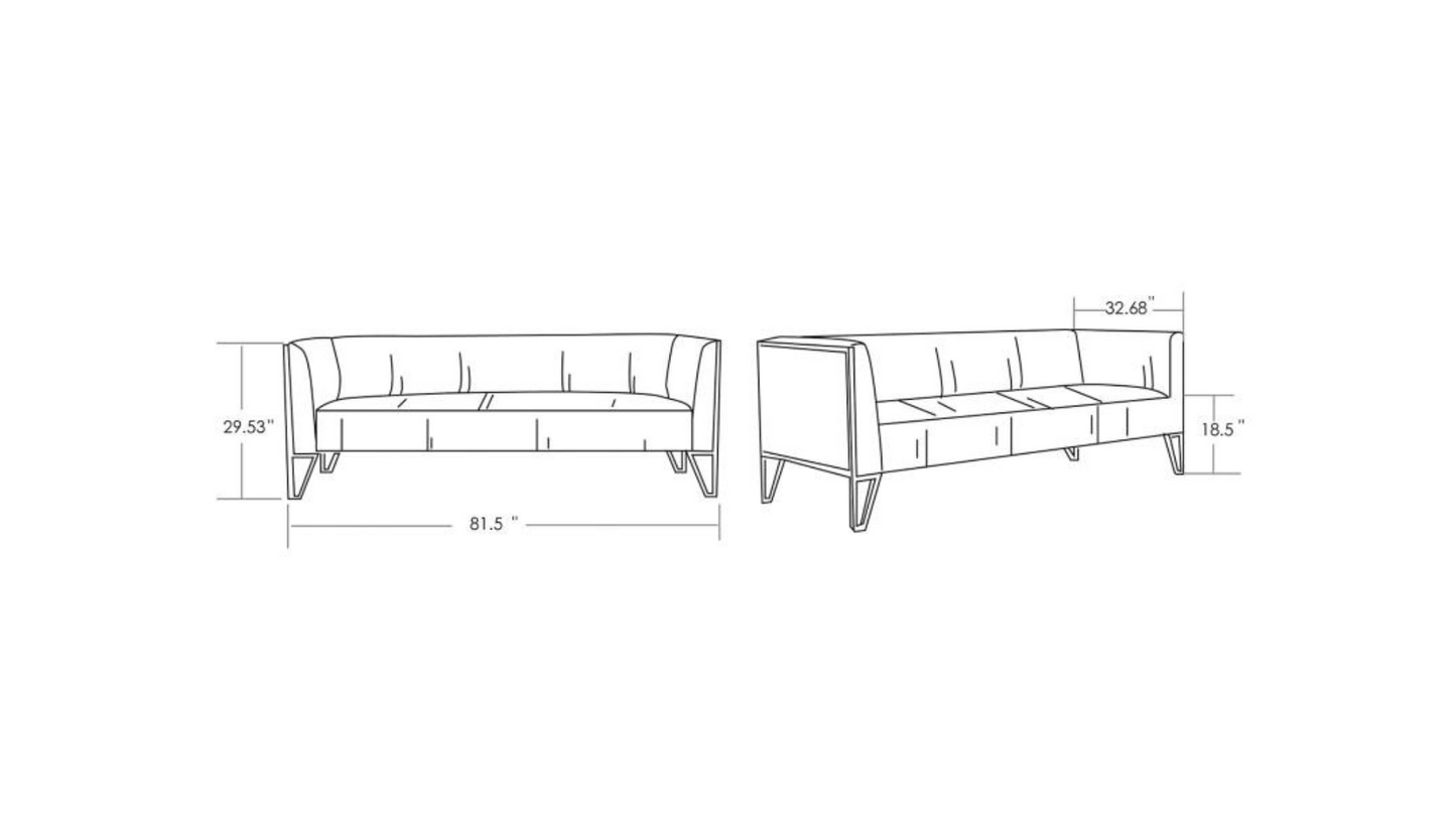 Sofa - Manhattan Comfort Vector