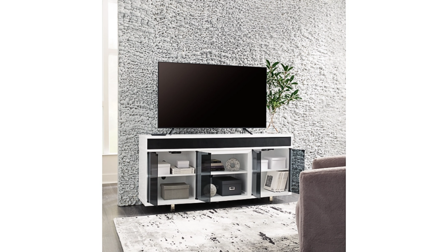 TV Stand with Electric Fireplace Gardoni