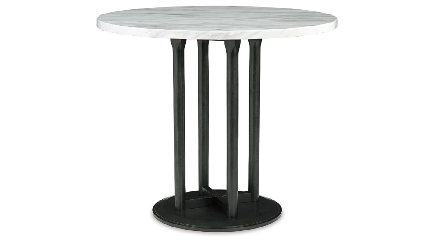 Dining Table - Centiar Counter Height and 4 Barstools
