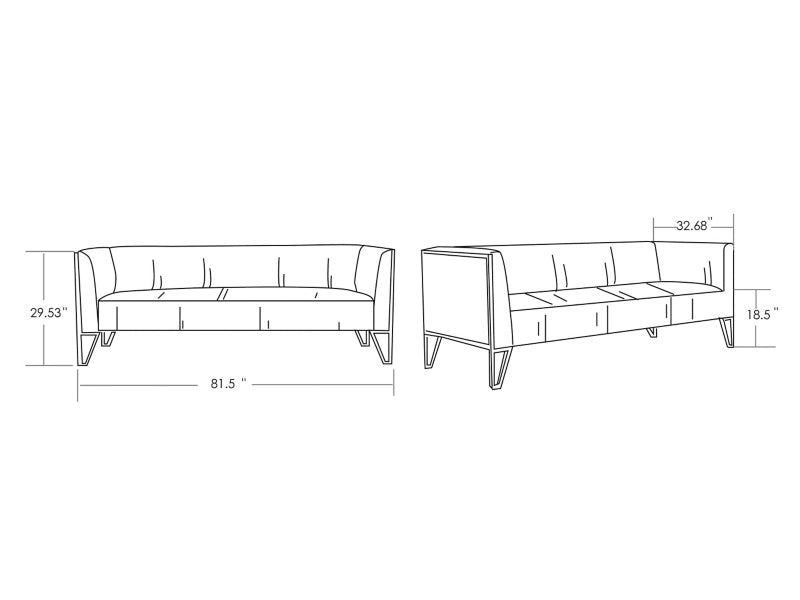 Sofa - Manhattan Comfort Vector