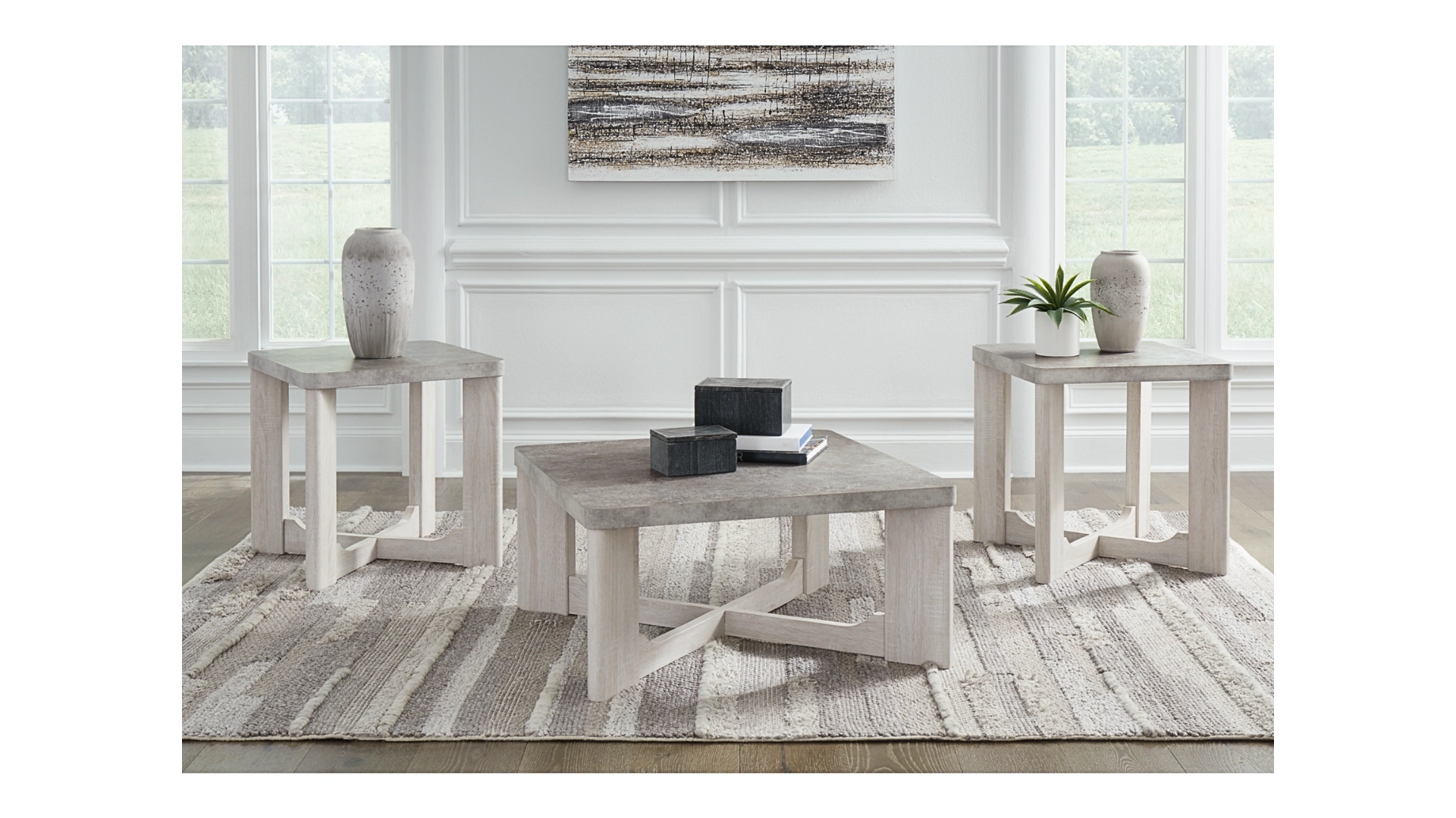 Coffee Table - Garnilly Table (Set of 3) – Melnick Enterprise