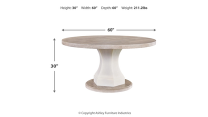 Dining Table - Jorlaina  and 6 Chairs